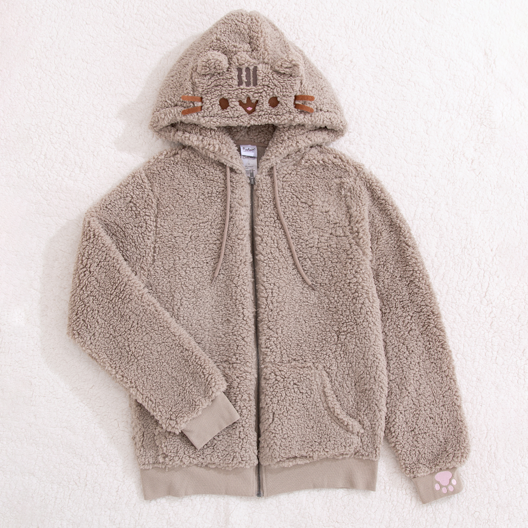 ThePusheenShop's tweet photo. Your favorite hoodie is back with toe beans! 🐾 Shop the new toe beans character hoodie! https://t.co/mwkcJiEu04 https://t.co/1ecX7tCPsA