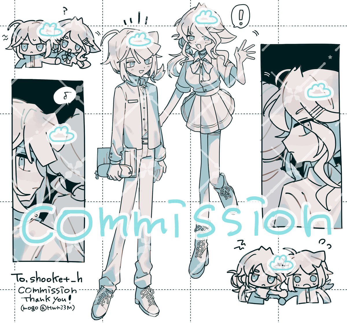 PT611219's tweet photo. リクエストありがとうございました❕💙💛(1/2)
#Skeb #commission https://t.co/tIA2nIUc9B
