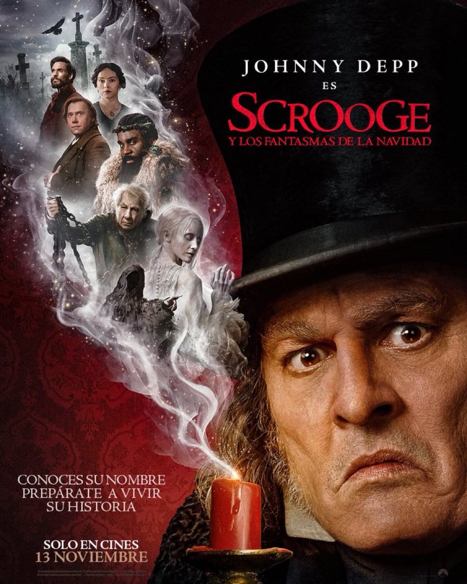 deppcrave's tweet photo. NEW POSTER for Johnny Depp’s  “Ebenezer”. Coming this Fall. https://t.co/mRwvyZoYqh