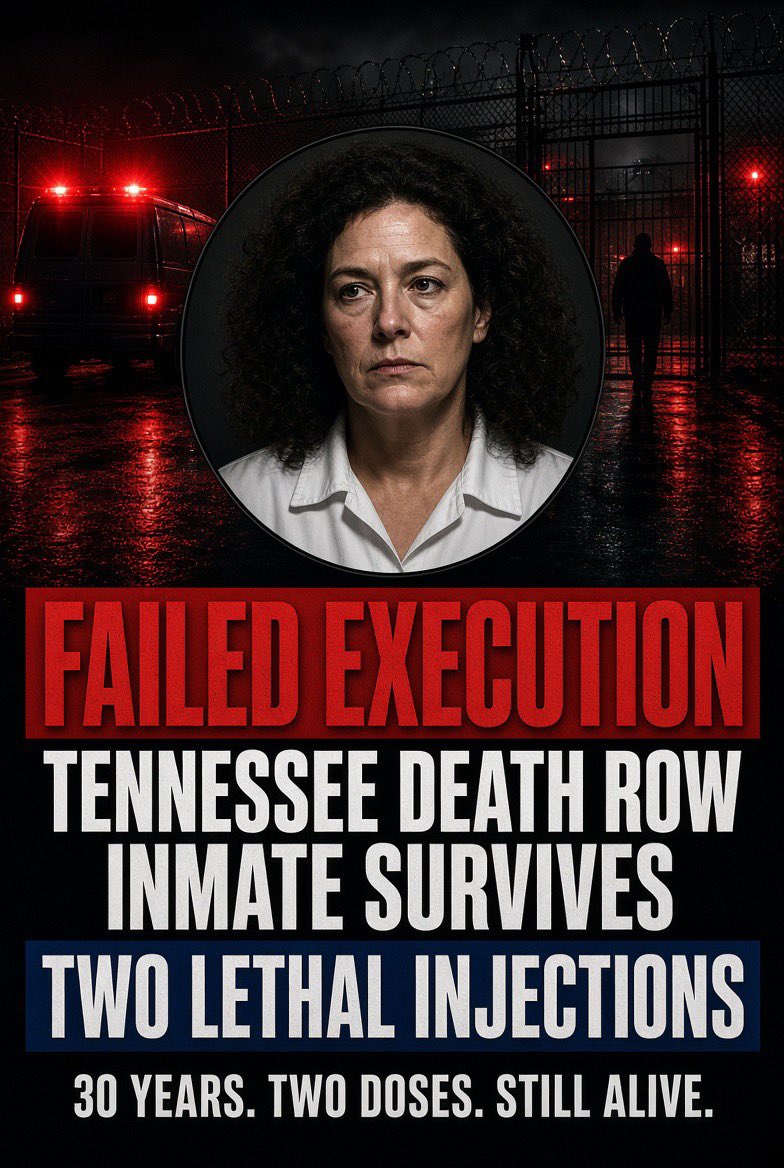 Thoyruqwatches's tweet photo. Two syringes. Still snoring. Tennessee couldn’t execute the woman who carved a pentagram into Colleen Slemmer and kept a piece of her skull. Then they rushed the killer to the hospital. Justice or theater? And since she didn’t die should she be acquitted🤔 https://t.co/6P0s2QsPPh