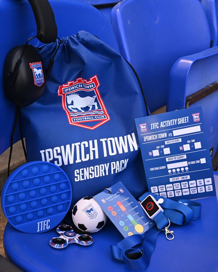 IpswichTown's tweet photo. 🎧 To mark the start of Sensory Processing Awareness Month and ADHD Awareness Month, we are pleased to launch our brand new ‘build your own’ sensory packs.

Packs are now from the online store, with more information below. 💙

🔗 https://t.co/dbZ6haF8uK https://t.co/Jn1d2ElItT
