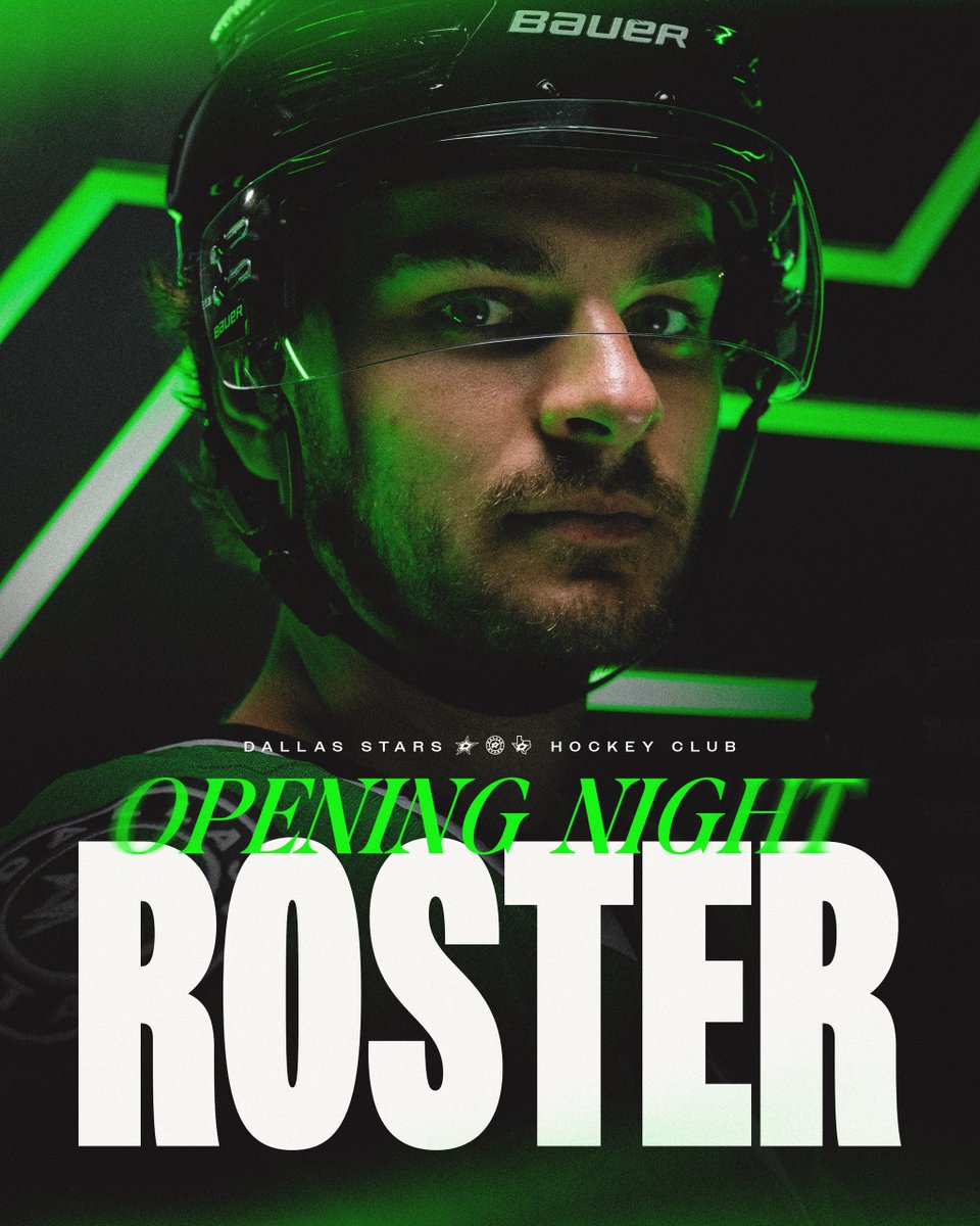 DallasStars's tweet photo. Locked &amp; loaded ⭐️ https://t.co/UyFhACdmxe