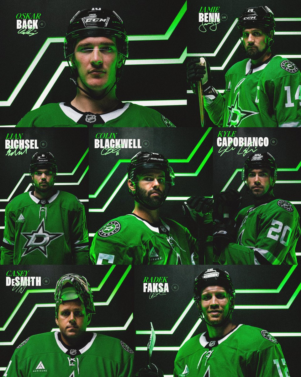 DallasStars's tweet photo. Locked &amp; loaded ⭐️ https://t.co/UyFhACdmxe