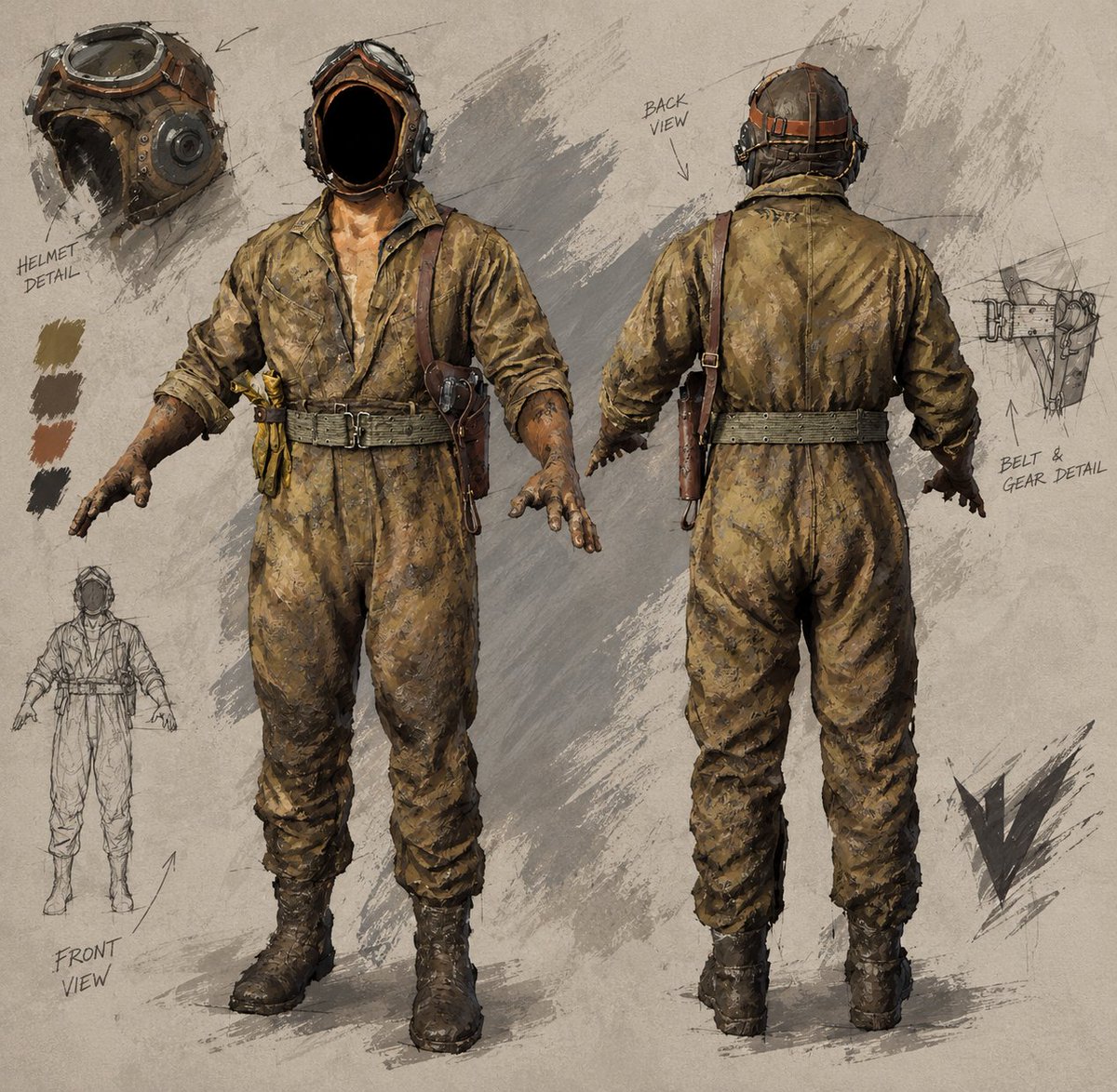 teresitespencer's tweet photo. Character Concept Art — Vintage Military Style 🎨#ConceptArt #CharacterArt #GameArt #DigitalPainting #CharacterDesign #GameDev #VisualDevelopment #CreatureDesign #ArtCommunity #twitchstream #commissionopen https://t.co/iabQiFCc38