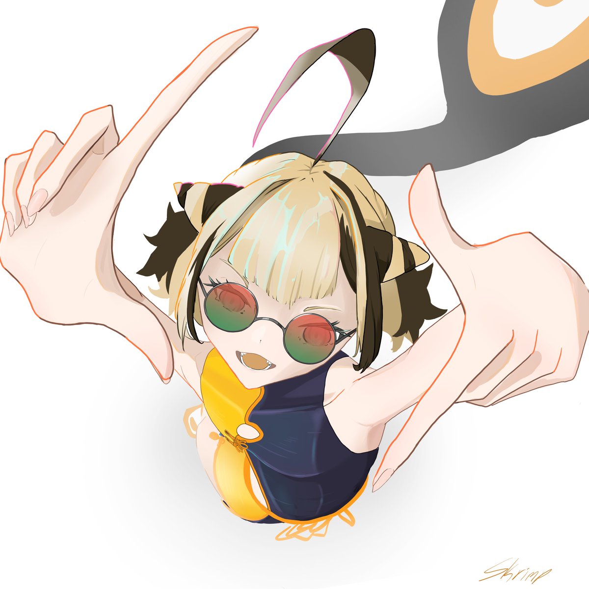 SkrimpPosting's tweet photo. Loved the new outfit so much I draw a pose where 90% of the outfit was covered. Great idea

#rkggk https://t.co/ZtSEYhnUrY