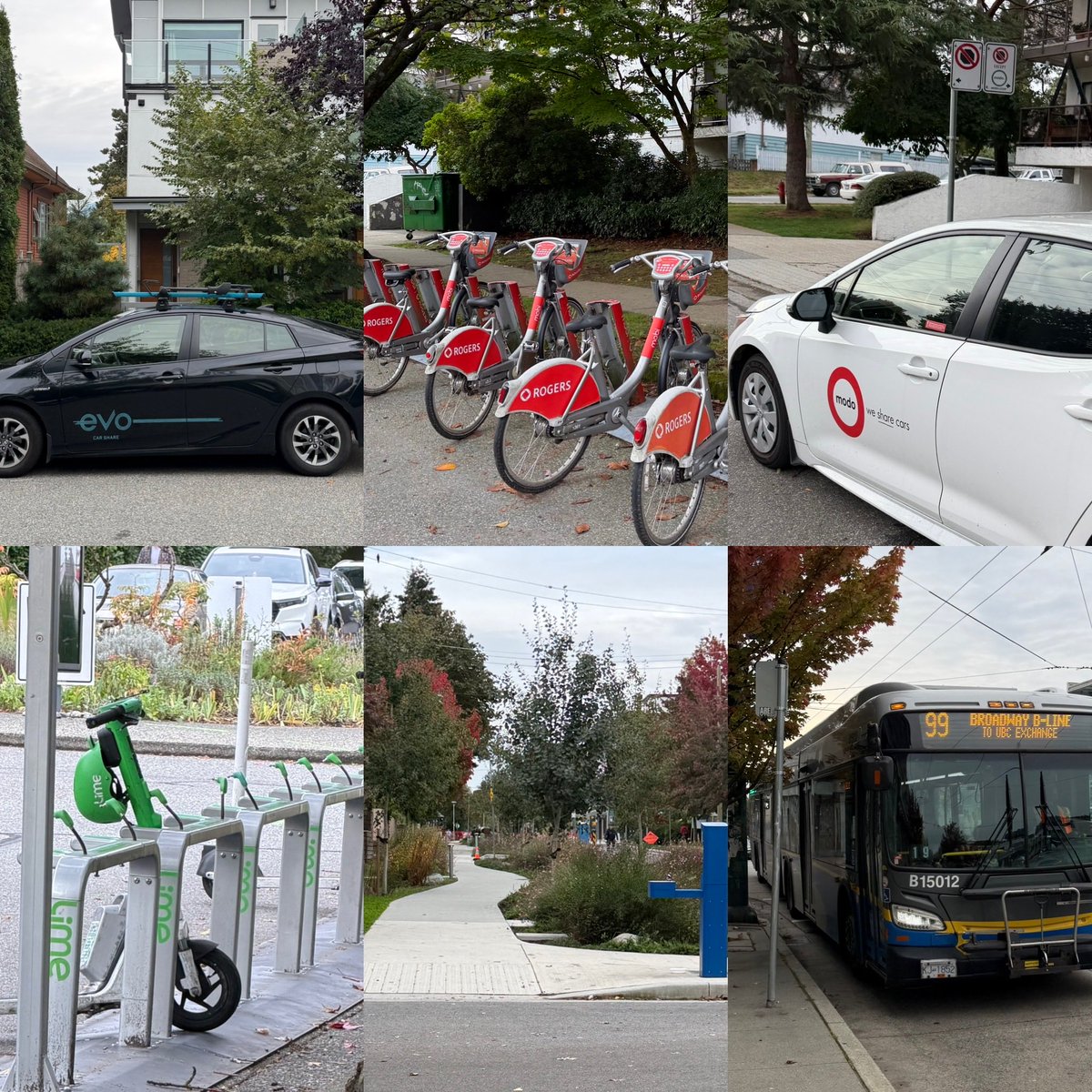Lanefab's tweet photo. Mobility options for car-light living*

* Things I passed on my walk to the office this morning. https://t.co/gsJLVBmMtv