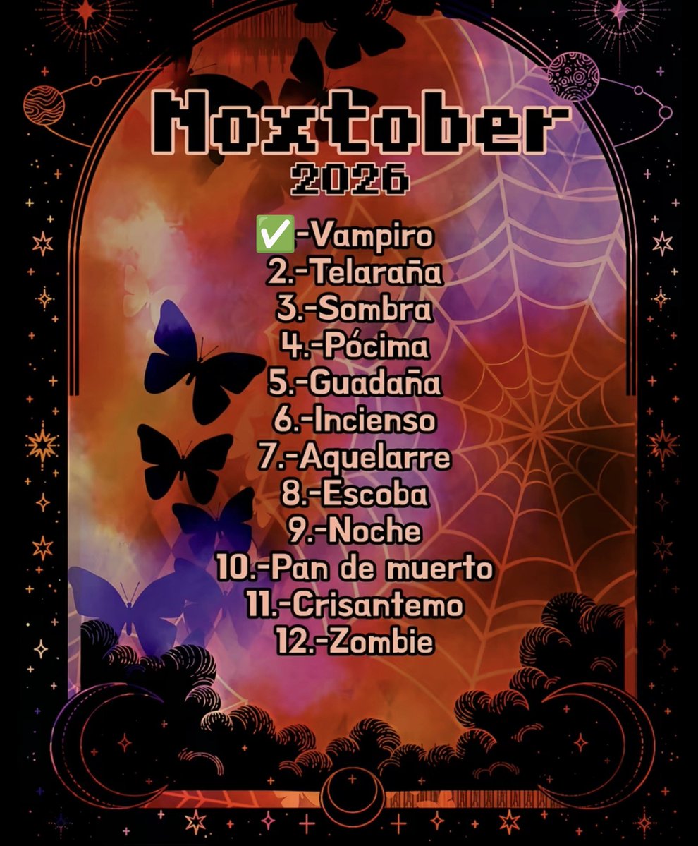 mokkabela's tweet photo. October's art challenges have begun!

#noxtober2026 #illustration‌‌ #vampire #artchallenge #halloween https://t.co/2Y9W5exPvO
