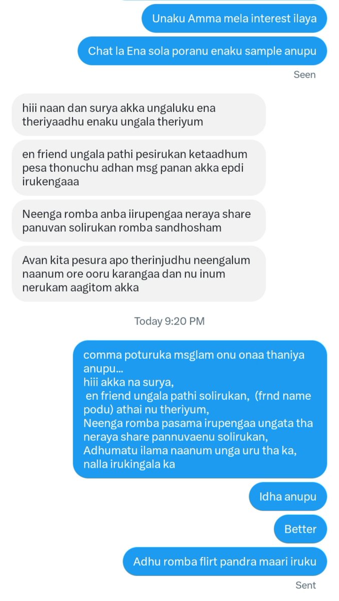 PandiDurai4723's tweet photo. Ivanuku Frnd Athaiya Podanumahh💦 , So Idea &amp; Chat Ready Senji avala pesi madaki ivanuku umba vida poraee, 
&amp;  One sideaah Luv பண்ணிட்டு இருந்தாலும் சொல்லுங்க எவளா இருந்தாலும் Correct பண்ணலாம் https://t.co/mxNPYTCVoX