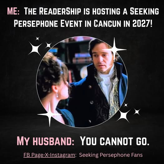 FalstoneCastle's tweet photo. For more details on the opportunity to see #JakeStormoen and #SarahMEden at the Sept 2027 event in Cancun, visit the #TheReaderShip:  https://t.co/Fw6u5iWQJd

#SeekingPersephone https://t.co/R81wOxl2Nr