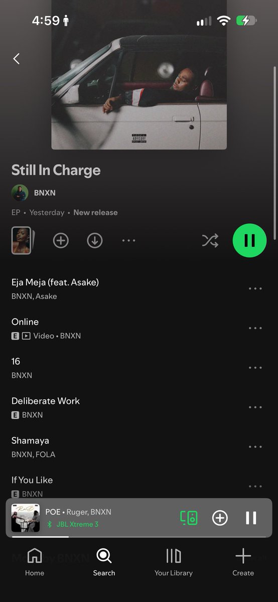 realOlushola's tweet photo. @BNXN  can sing one line and suddenly I’m questioning every decision I’ve made since 2019 😭 https://t.co/J8mznZYPDw