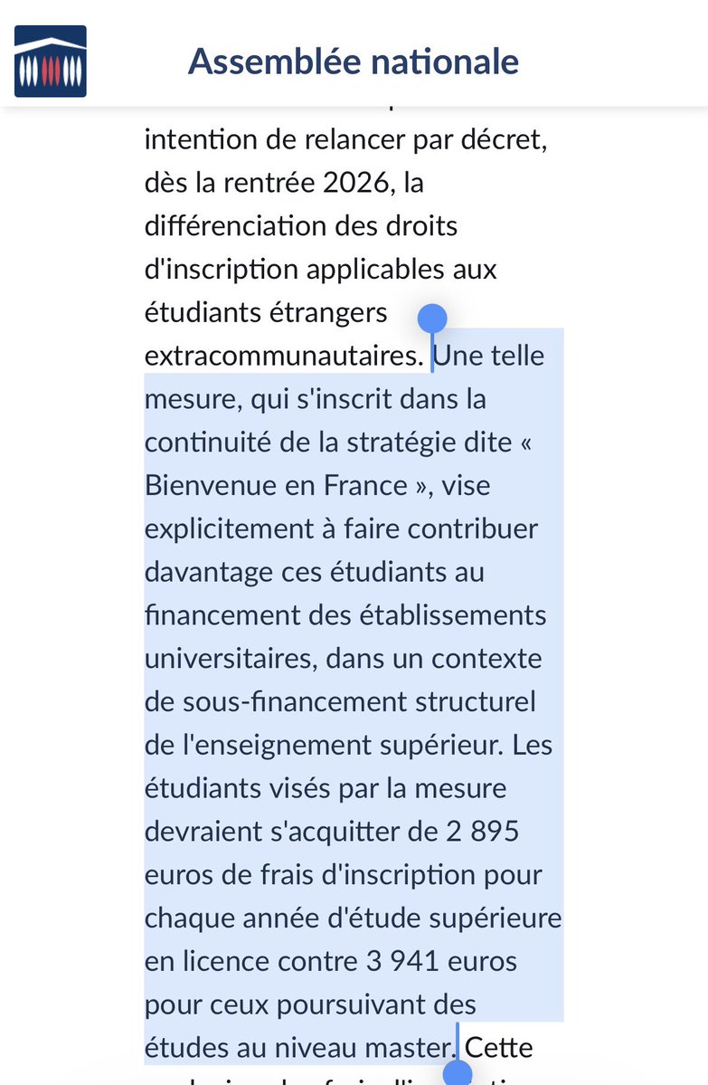 SakaKrot's tweet photo. @MrHawk0111 @Aly_shitpost @wanthercatback @ZeroXdqvy et également , les universités sont plafonnées à 25% de quotas d’étudiants exonérés  sur l’année 26-27 et à terme 20% sur l’année 27-28. Donc la prochaine tu la ferme ta grande gueule https://t.co/2THqsAmoCf