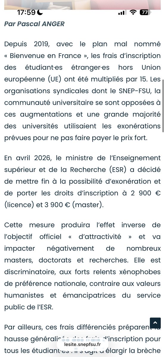 SakaKrot's tweet photo. @MrHawk0111 @Aly_shitpost @wanthercatback @ZeroXdqvy et également , les universités sont plafonnées à 25% de quotas d’étudiants exonérés  sur l’année 26-27 et à terme 20% sur l’année 27-28. Donc la prochaine tu la ferme ta grande gueule https://t.co/2THqsAmoCf