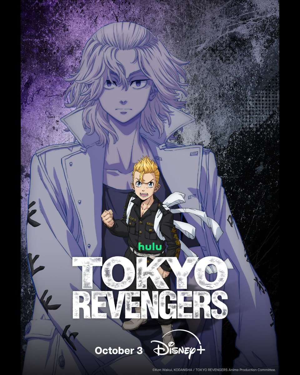 animetv_jp's tweet photo. Tokyo Revengers: War of the Three Titans coming TOMORROW on Disney+ &amp; Hulu! 

✨More: https://t.co/2P15Oth0Bo https://t.co/Gi4RJJjUMF