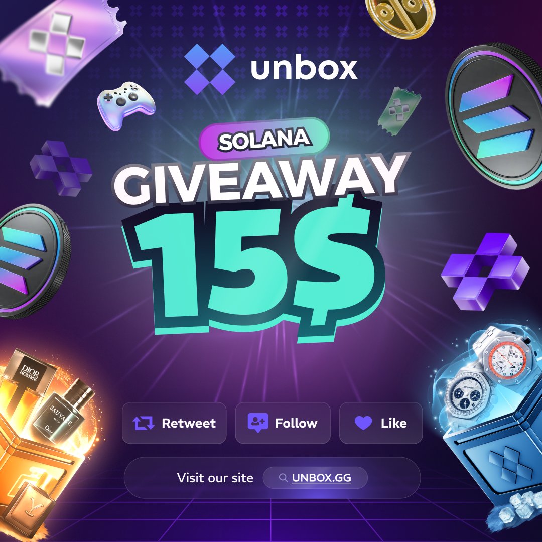 mrroshi_w3's tweet photo. 💵$15 $sol GIVEAWAY 
✅FOLLOW @UnboxMain AND ME 
✅LIKE AND RETWEET THE QOUTED
✅TAG A FRIEND IN THE COMMENTS. https://t.co/79dJ8L88qu