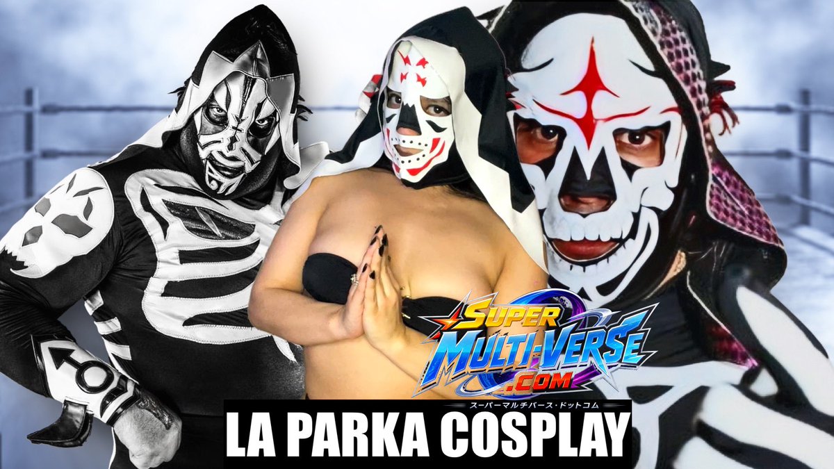 supermultiverse's tweet photo. La Parka Cosplay NOW LIVE

https://t.co/274mcHWbT7

#laparka #wwe #AAAWorldsCollide  #halloween https://t.co/gZoy6wBVpy