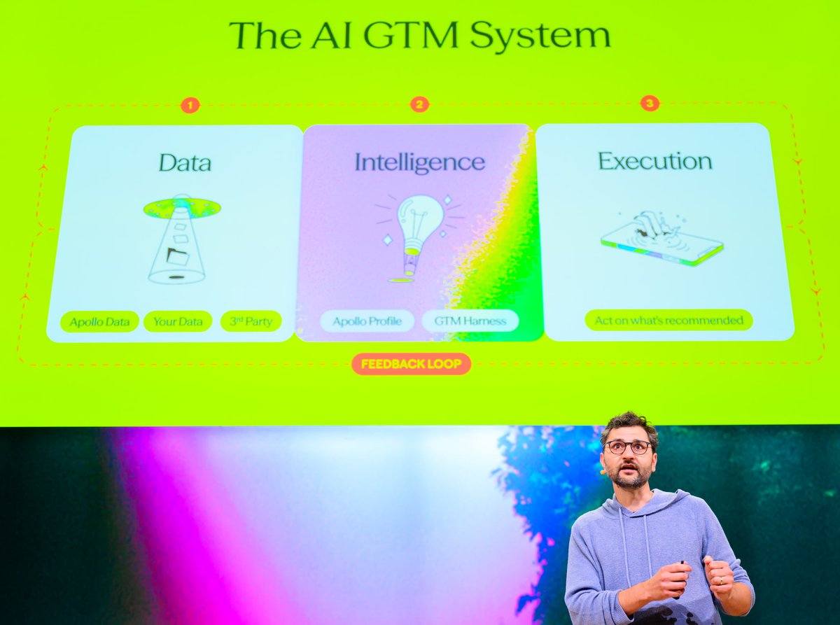 useapolloio's tweet photo. Yesterday at #ApolloNext26, we took another big step forward in creating the world’s best AI GTM System. https://t.co/HrUR1o5oNX