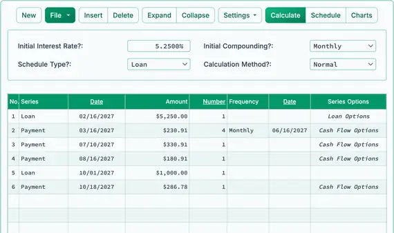 AccurateCalcs's tweet photo. @SavvyRealty Did I hear owner financing? You can track the payments on the date paid and calculate the penny-perfect balance: https://t.co/UMTuT0Ouu0 https://t.co/t4hzbvbaqL