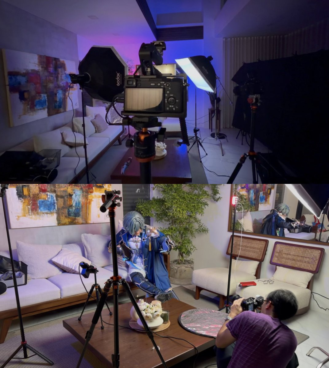 natharasho's tweet photo. photos shot and directed by me (with a bit of extra help of my irls) and all the equipment used were mine and we shot all of it in my living room / backyard LOL

bts stuff + weight loss progress pic (trying to hit 160 by end of year)

not normally stuff id tweet here but #yeppers https://t.co/MdEhj5uYSo