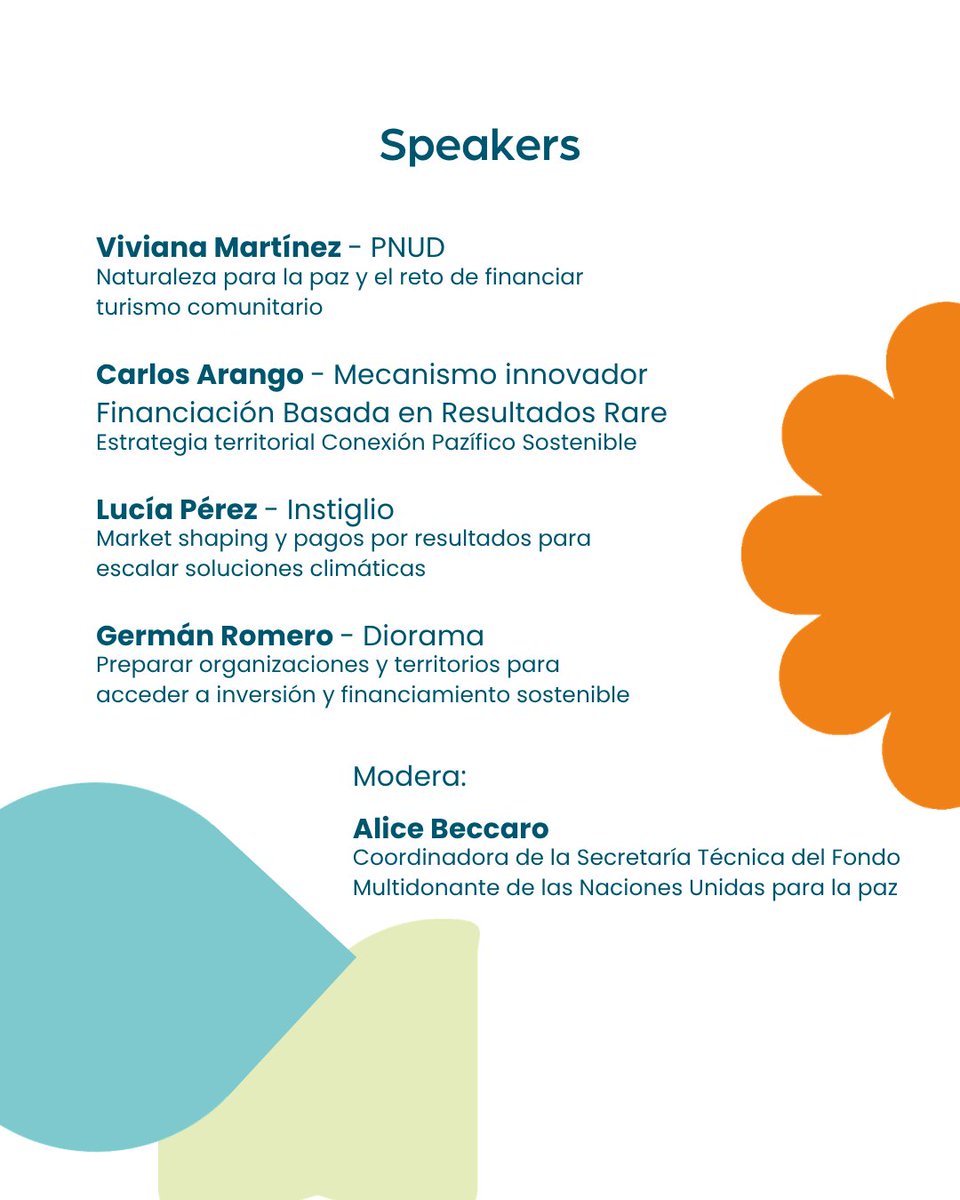 FondoONUCol's tweet photo. 🌿💰 En el marco de #ClimateWeek Medellín, acompáñanos a una conversación sobre cooperación, financiación innovadora y soluciones que pueden llevar el desarrollo sostenible a escala territorial. 🌎🤝
📍 Orquideorama, Jardín Botánico de Medellín
🗓️ Hoy, 1 de octubre
⏰ 2:00 p.m. https://t.co/iadUeDzPpo