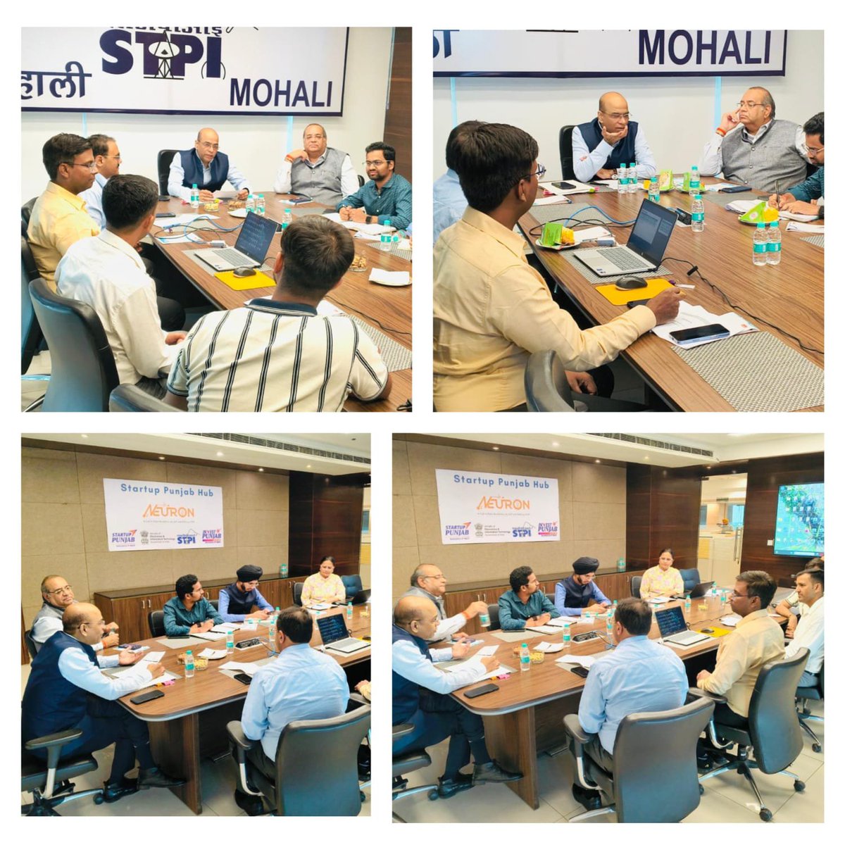 STPIMohali's tweet photo. Joint Secretary @GoI_MeitY , Sh. K.K. Singh, reviewed the progress of the #GENESIS scheme and interacted with the beneficiary startups to discuss their growth. 
#STPIINDIA #StartupEcosystem #InnovateIndia
@arvindtw  @Shail2108 https://t.co/cJEcs6JE8X