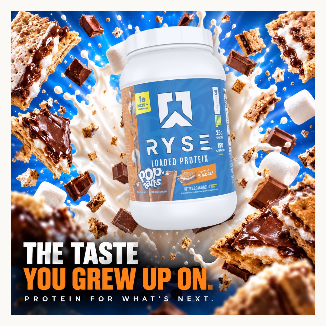 BulldogSupps's tweet photo. RYSE turned a Pop-Tart into a protein shake. 25 g protein · 150 cal · 27 servings. In stock now → https://t.co/GNa9kB88ng https://t.co/zjE6Obm7tv