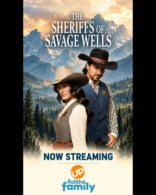 FalstoneCastle's tweet photo. Ryann Bailey stars in #TheSheriffsOfSavageWells, which is now streaming on Up Faith &amp; Family.  It is based on the 3-book series by #SarahMEden.

BUY THE BOOK:  https://t.co/B8yetZ9soP https://t.co/8OxKuGbFg5