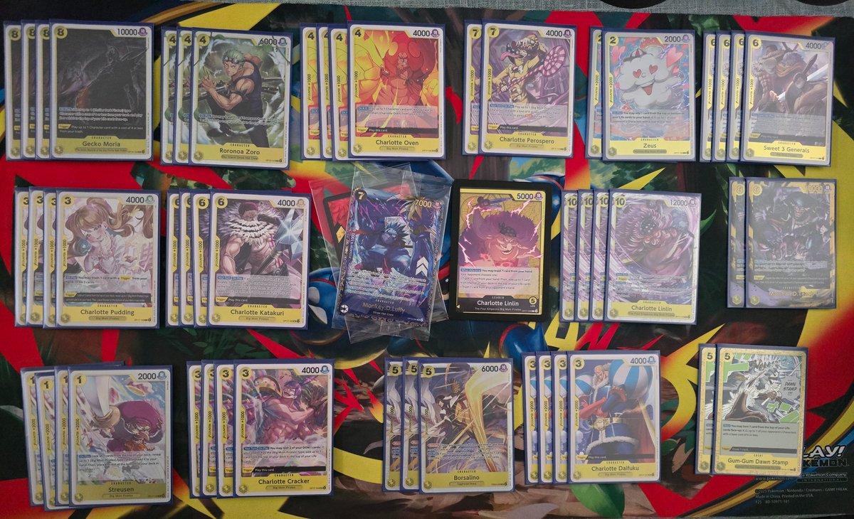 roamingTCG's tweet photo. Got top 32 at Santiago TC playing Linlin.

6-2
W Mihawk x3
W Sabo
W Enel
W Ace
L Robin x2

Thanks @MerryTCG_YT for the guide! And thanks @SabaodyShowdown for the training there! https://t.co/1pncvZNHdU