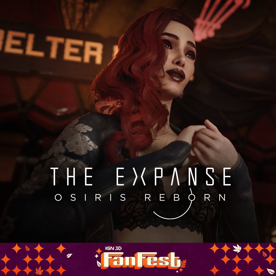 TheExpanseRPG's tweet photo. The Expanse: Osiris Reborn is coming to #IGNFanFest! Tune in on October 14 across @IGN platforms for exclusive material on something many of you have been asking us about ๐
Check the link to the schedule below ๐ https://t.co/RQeB9iBbU2
