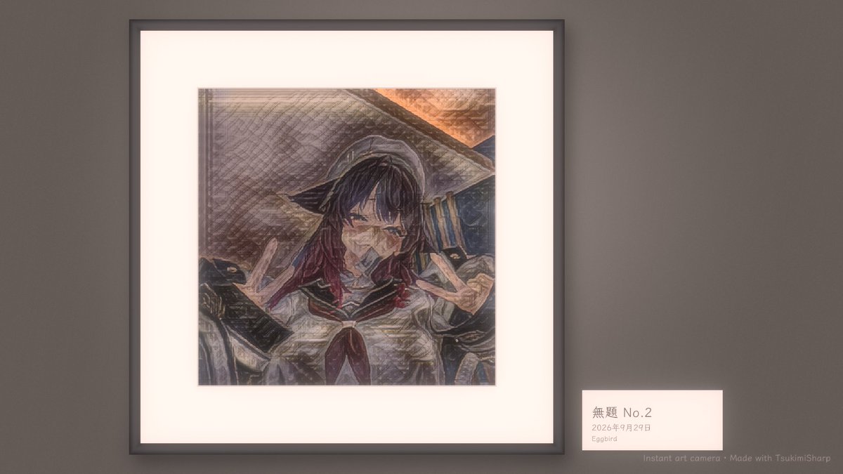 _Eggbird's tweet photo. おはよう～絵画になっちゃった！
#Shinano3D https://t.co/J8tkrpISVN