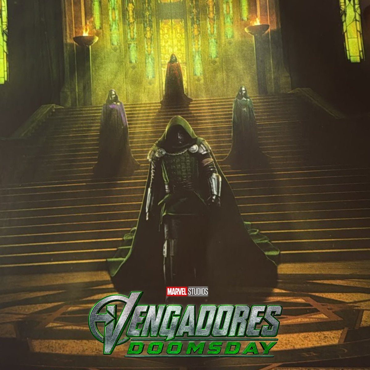 TheTopComics's tweet photo. Los asistentes de SDCC Malaga recibieron un póster exclusivo de #AvengersDoomsday con nuevo vistazo a Doctor Doom. https://t.co/dPKpTZwHTx