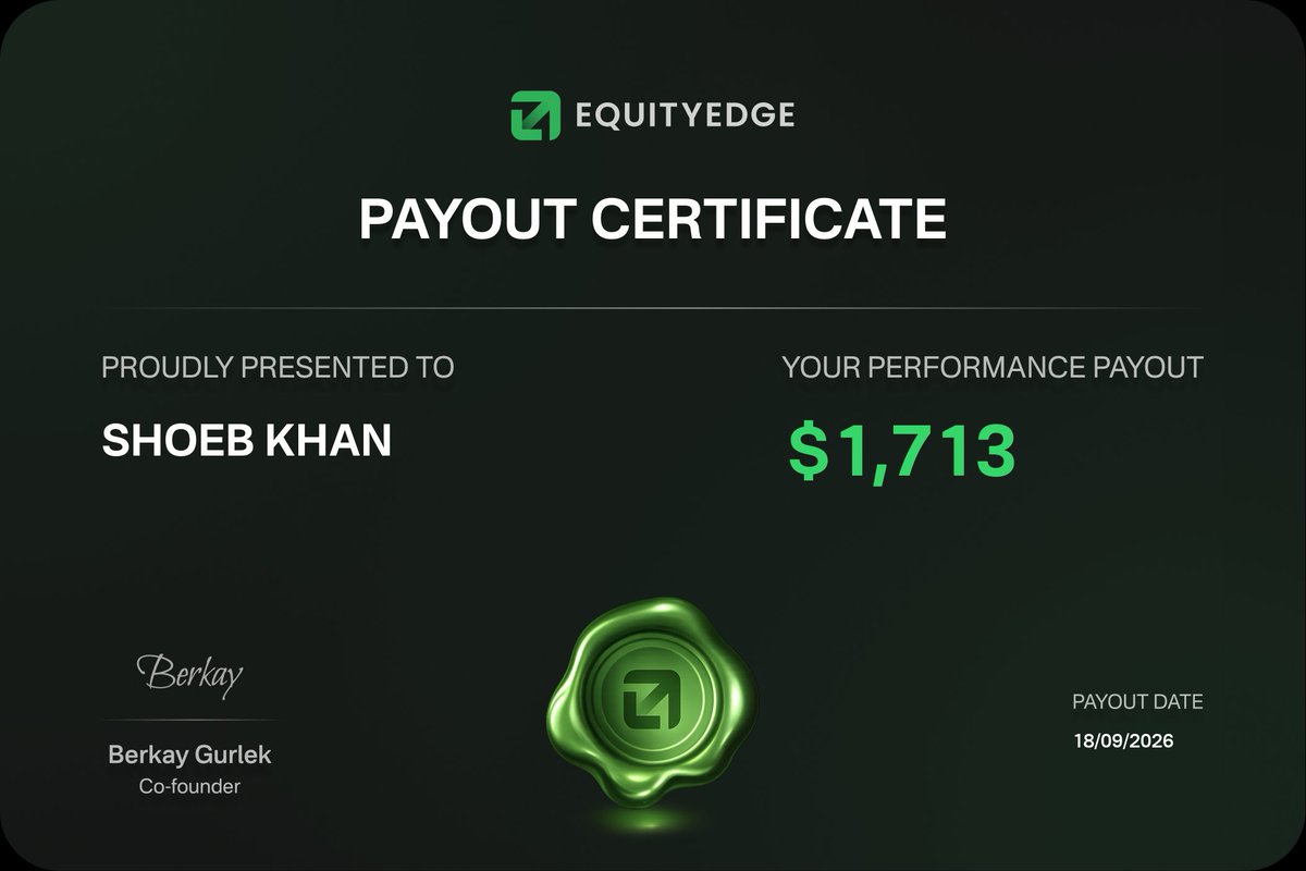shoebkhanop's tweet photo. Received my first 4 digit payout from equity edge...🔥🔥 https://t.co/cDEEZbohGO