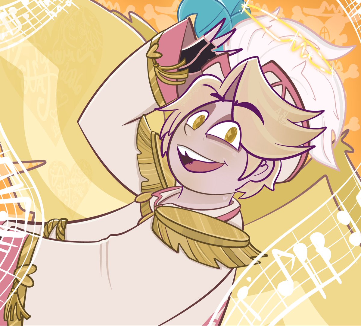 AuroricNat's tweet photo. 🧡Ahoy me hearty Aurorics🧡
Soft Pirate Abel is here with us to start the beginning of October!🍁 
Abel is asking for some costume ideas during this month, any suggestions for him?? Put them in the comments  🎃 💛🪽
#hazbinhotelabel
#happyspookyszn
#willabelgettricksortreats https://t.co/bCNvCmx1Zi