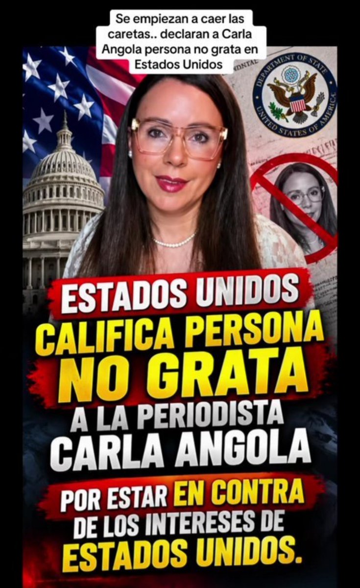 Venezuelaindom's tweet photo. Buenas noticias Venezuela 🇻🇪 

Para la palangre Carla Angola 
@dcabellor
#VenezuelaRenaceYAvanza https://t.co/qNdIrogHPD