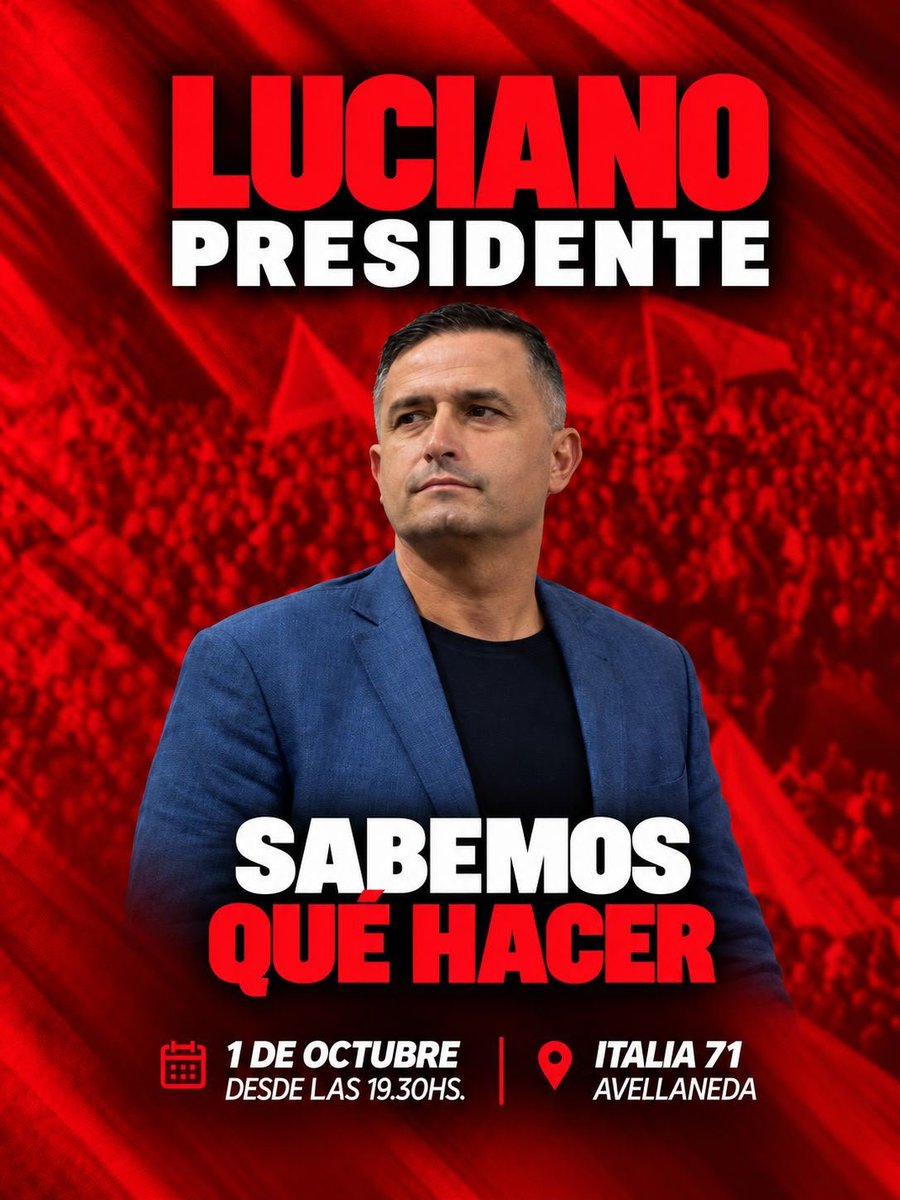 paladarnegro10's tweet photo. Hoy en @listarojacai estará nuevamente @LucianoNakis para charlar con los socios de Independiente. 

En cuanto al fútbol, venimos desarrollando el proyecto integral hace 3 años, con una Secretaría Técnica que tiene su estructura ya conformada.

Gracias a la gestión de nuestro candidato se viene realizando Scouting de jugadores y entrenadores durante este año para llegar al próximo receso con un estudio de mercado ya realizado.

¡Acercate hoy y sacate todas las dudas!