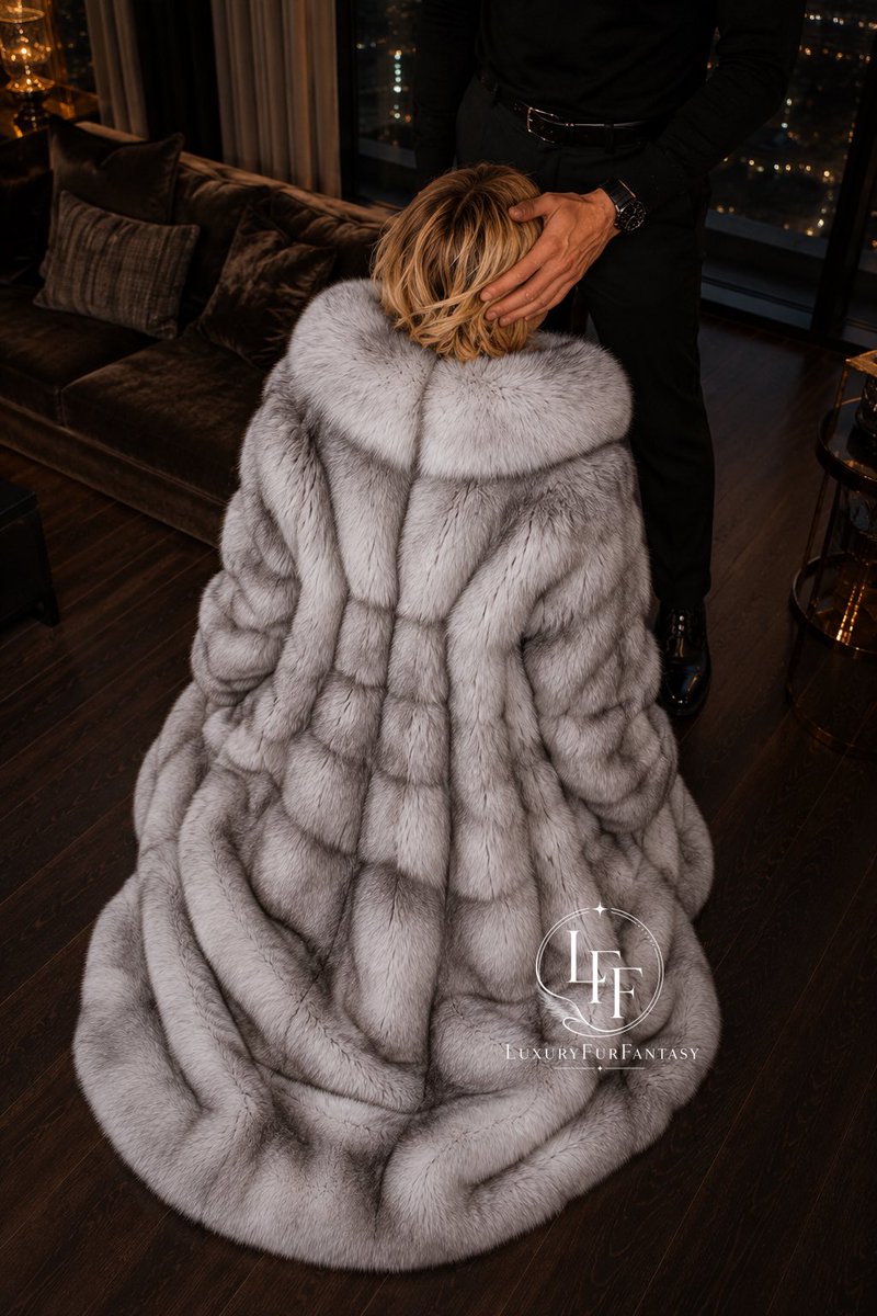 LuxeFurFantasy's tweet photo. Wrapped in oversized grey fur with warm city lights in the background.
A sensual fur fantasy visual focused on softness, intimate atmosphere, luxury texture, and elegant nighttime glamour.
#FurFantasy #LuxuryFur #FurFetish #GreyFur #AIGeneratedArt https://t.co/woFIBK1yup