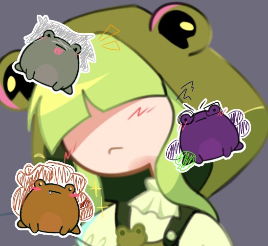 z____idk's tweet photo. Día 1; "Rana" 🐸🐸🐸

#fnafhstober2026 #fhs #fnafhs https://t.co/KxEYbXUWDw