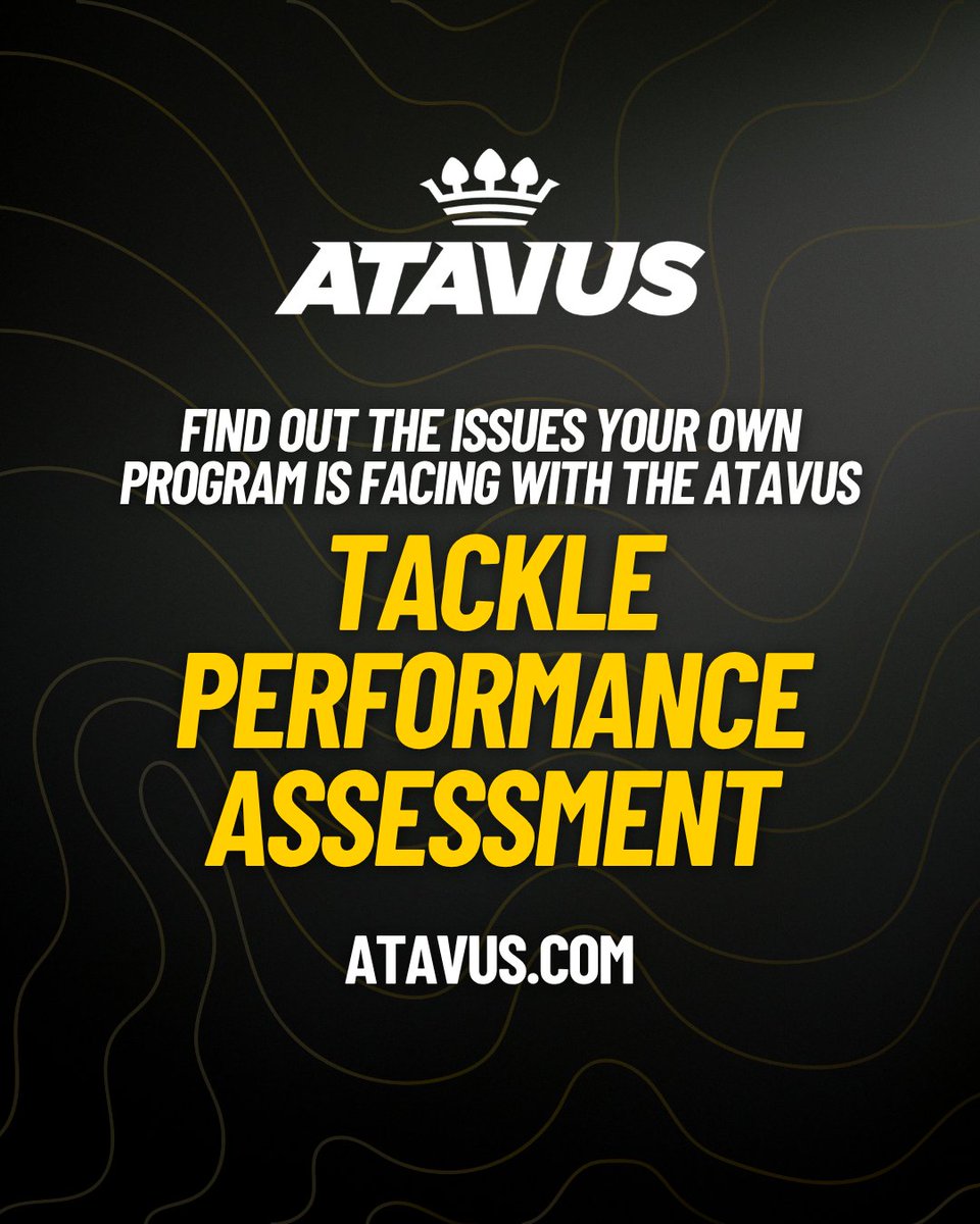 AtavusFootball's tweet photo. Can you answer now just how you tackled, but how your tackling is impacting the game?

We can. At this midpoint of the season, one of the biggest and most costly issues we currently see across the board is leverage angle issues.

Big plays are what can make a difference in the outcome of games. Angle issues when tackling are one of the biggest culprits of that. When they happen, players only make the tackle 25% of the time, give up over 6 yards after contact, and explosive plays happen 18% of the time.

How quickly can issues like this be identified and fixed? Immediately. Our Tackle Performance Assessment identifies your own program's biggest issues, implements a plan, and sees measurable improvement in as little as a week.

Don't wait until the end of the season. Learn more about Atavus' in-season Tackle Performance Assessment: https://t.co/y8MZXVqqiF

#howtotackle #tackleperformance #footballtackling #atavus #tacklingimprovement #tacklingelevated