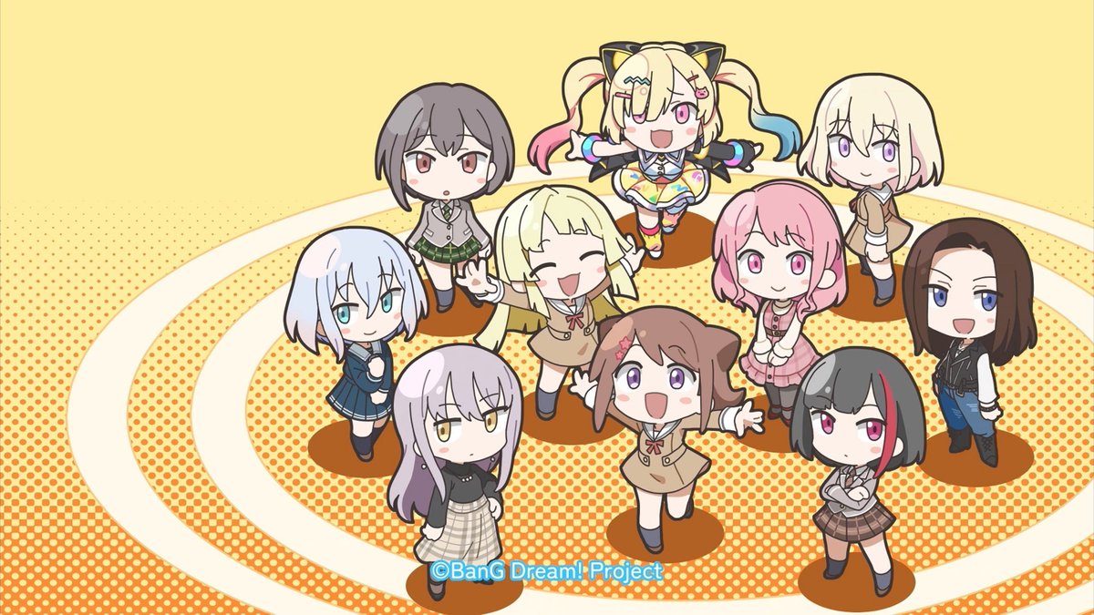 Makewarima's tweet photo. Después de un año entero, hoy es el último jueves de GANSO!

El Bandori-chan son los amigos que hicimos en el camino. https://t.co/sawlpXDfZi