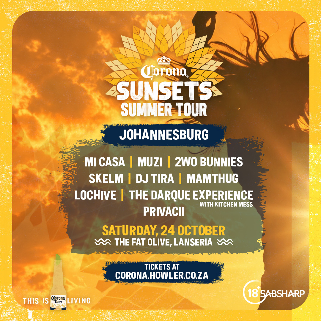 CoronaAfrica's tweet photo. The wait is over. 

World-class artists. Golden skies. Music that meets the sunset.

A season of unforgettable sunset experiences starts here.

#CoronaSunsets https://t.co/BvSnmrmSrx