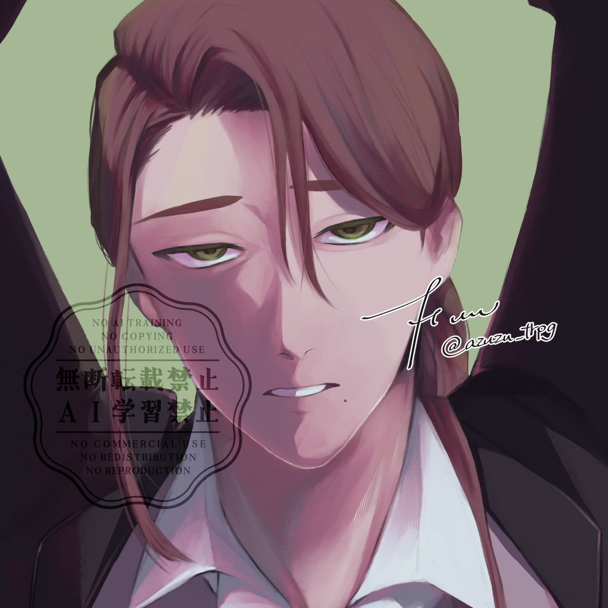 azuzu_trpg's tweet photo. 時間が無い・手首負傷してる中、よく描けた顔面見てほしい https://t.co/FwPTqfCQVk