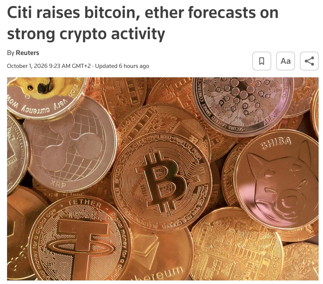 blocktrainer's tweet photo. Die Großbank @Citi hat ihr 12-Monats-Kursziel für Bitcoin von 82.000 auf 113.000 US-Dollar angehoben. 📈👀

Grund dafür sind höhere erwartete ETF-Zuflüsse durch institutionelle Allokationen, makroökonomischer Rückenwind sowie mehr regulatorische Klarheit durch die @SECGov. 🔥 https://t.co/75K8plX6Zh