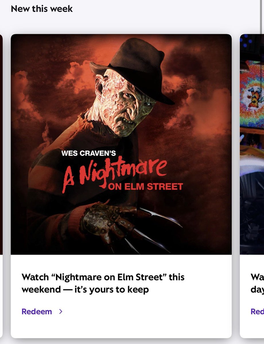 Wario64's tweet photo. Nightmare on Elm Street (HD Digital) is free on Xfinity Rewards (Movies Anywhere eligible) https://t.co/ecvh7FSniy https://t.co/FfdfQcqTQY