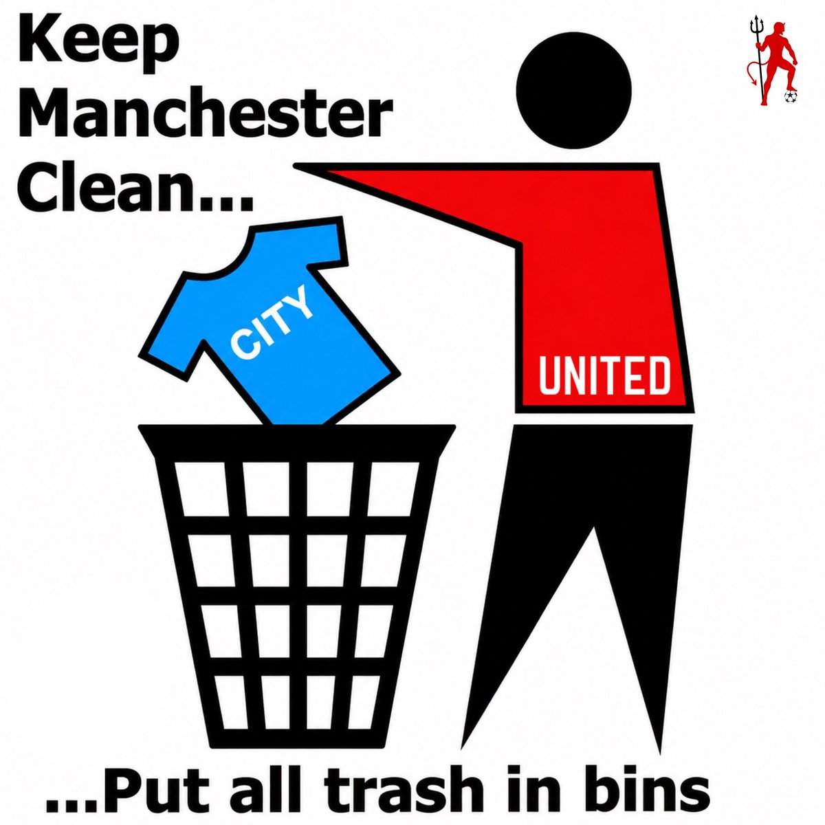 brooklyn74078's tweet photo. Keep the city clean 🫧 #GlazersSellManUtd https://t.co/OY1pAT5qHn
