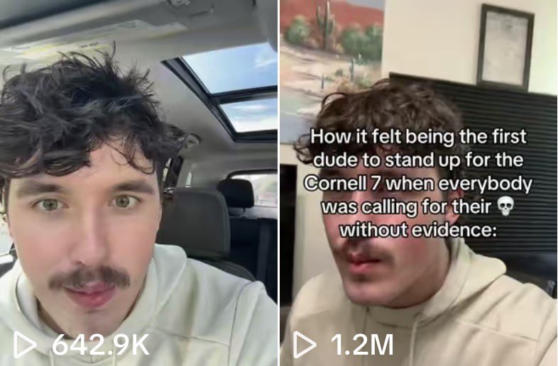 postmanShmerg's tweet photo. WE are turning the Cornell Tide on TikTok https://t.co/3G6MdKWV3i