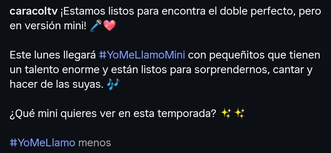 rocamanX's tweet photo. #ELDATO | ¿Se adelantaron al lanzamiento de la competencia? ¿Buscan asegurar la audiencia pese a la suspensión de #YoMeLlamo adultos? ¿Cambiará este enfrentamiento los índices de audiencia? Se sabrá el martes y el jueves. #YoMeLlamoMini #AnaDeNadie #versus #Colombia #TV #info https://t.co/vKDhCqGHTo