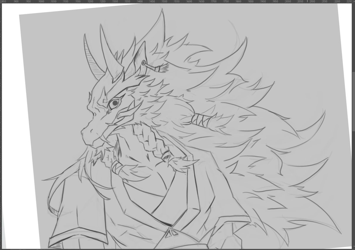 kolo2122's tweet photo. WIP
這隻太帥了, 偷畫一下, 如果對這隻帥龍有興趣的話, 請參考一下集資的玩偶 https://t.co/O6xRbvQEgK
