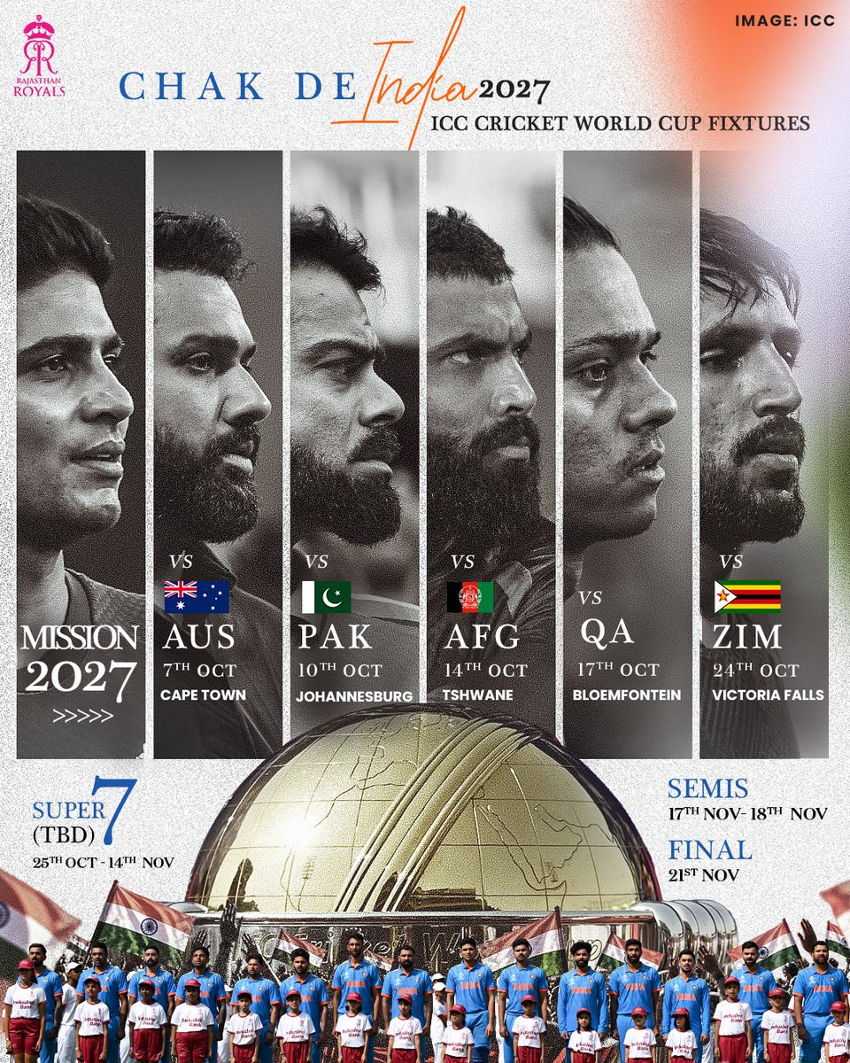 rajasthanroyals's tweet photo. Bringing it home in 2027. 🏆

Plan of action ⬇️🇮🇳 https://t.co/OA00arV9c0
