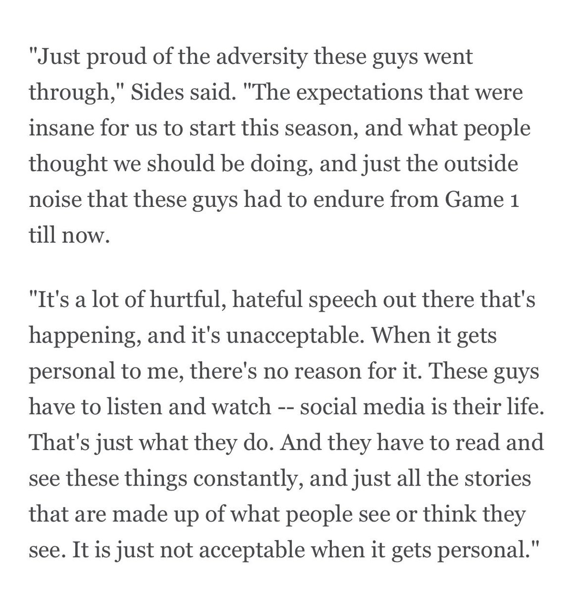 Sportsgenius757's tweet photo. @1971ThatGuy @drich142428 @Tchumbe96 @WNBA Two are from opposing players, one is from fever head coach condemning the fans and 2 r a couple fans being hateful towards draftee raven Johnson https://t.co/7jOtYwVSpS