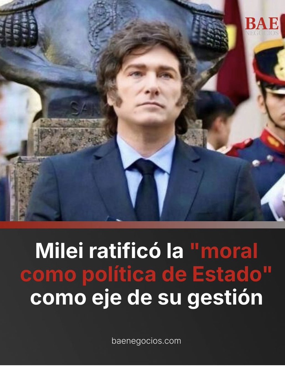 AlvarodLamadrid's tweet photo. Milei ratifica "la moral como política de Estado" mientras le roba a discapacitados, jubilados y laburantes y reivindica corruptos profundamente inmorales como Adorni, Kueider, Spagnoulo o Espert. Su hermana se afana hasta la carne de Olivos. Su política de Estado es la impudicia https://t.co/6p78WjZ1p3