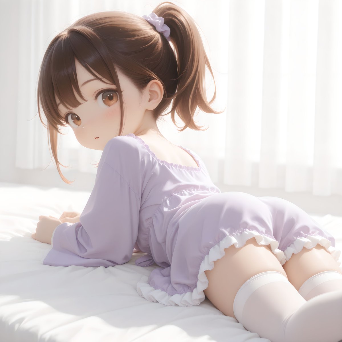 urafuni_do's tweet photo. 視線を感じたポニテちゃん https://t.co/m9fDC7pxn6